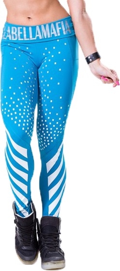 LabellaMafia Ultimate Splice Blue Leggings - M