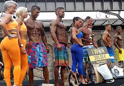 Siegerehrung der Cologne Beach Style 2014 mit Alex Müller