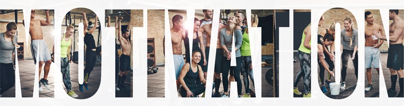 Motivation beim Sport Motivierte Menschen beim Sport