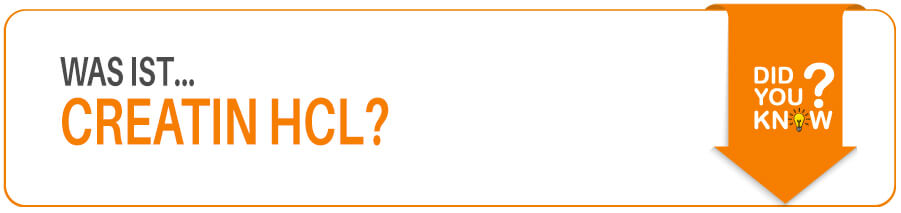 Creatin HCL Creatin HCL Einnahme, Dosierung & Wirkung