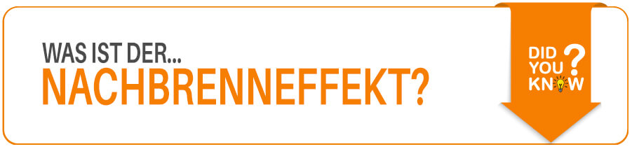 Was ist der Nachbrenneffekt Der Nachbrenneffekt im Fitness Lexikon erklärt