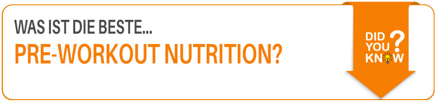 Titelbild Pre-Workout Nutrition erklärt Die beste Pre Workout Nutrition