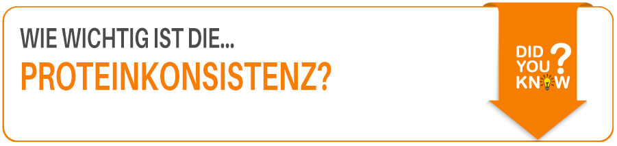 Proteinkonsistenz Wie wichtig ist die Proteinkonsistenz in der Sporternährung?