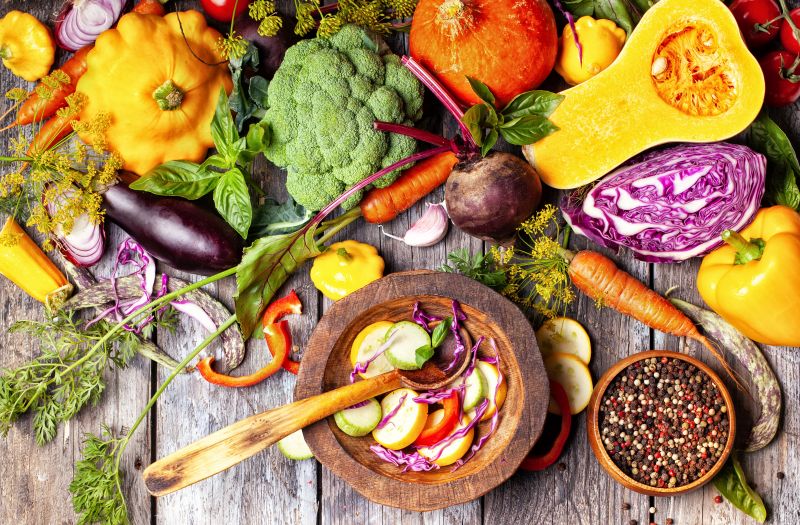 Buddha Bowl Vitaminspender Gemüse als Vitaminspender in der Buddha Bowl