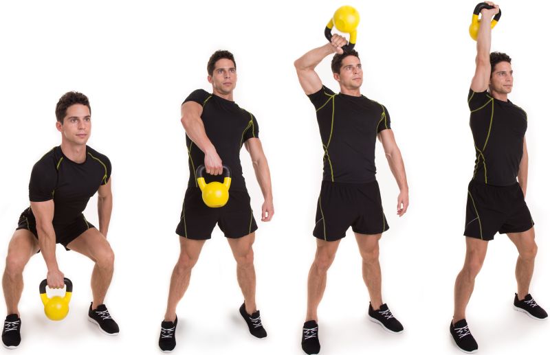 Kettlebell Übung Snatch Kettlebell Übung Snatch