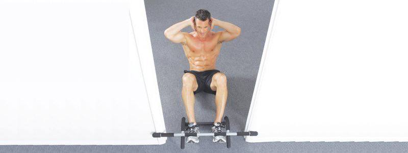 Irongym Sit-Ups Sit Ups mit der Irongym Trainingsstange