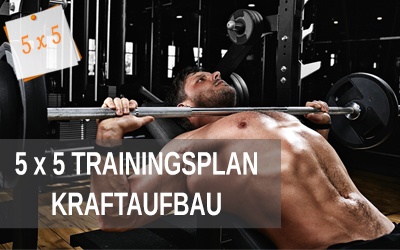5x5 Trainingsplan f&uuml;r mehr Kraft
