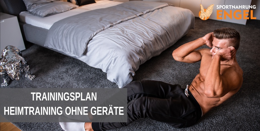 Heimtraining - Trainingsplan ohne Maschinen und Geräte Training ohne Maschinen