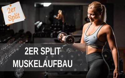 Muskelaufbau 2er Split f&uuml;r Frauen